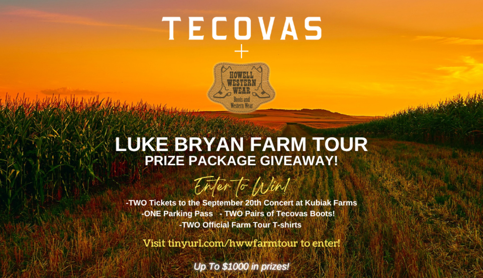 Luke Bryan Farm Tour Giveaway!