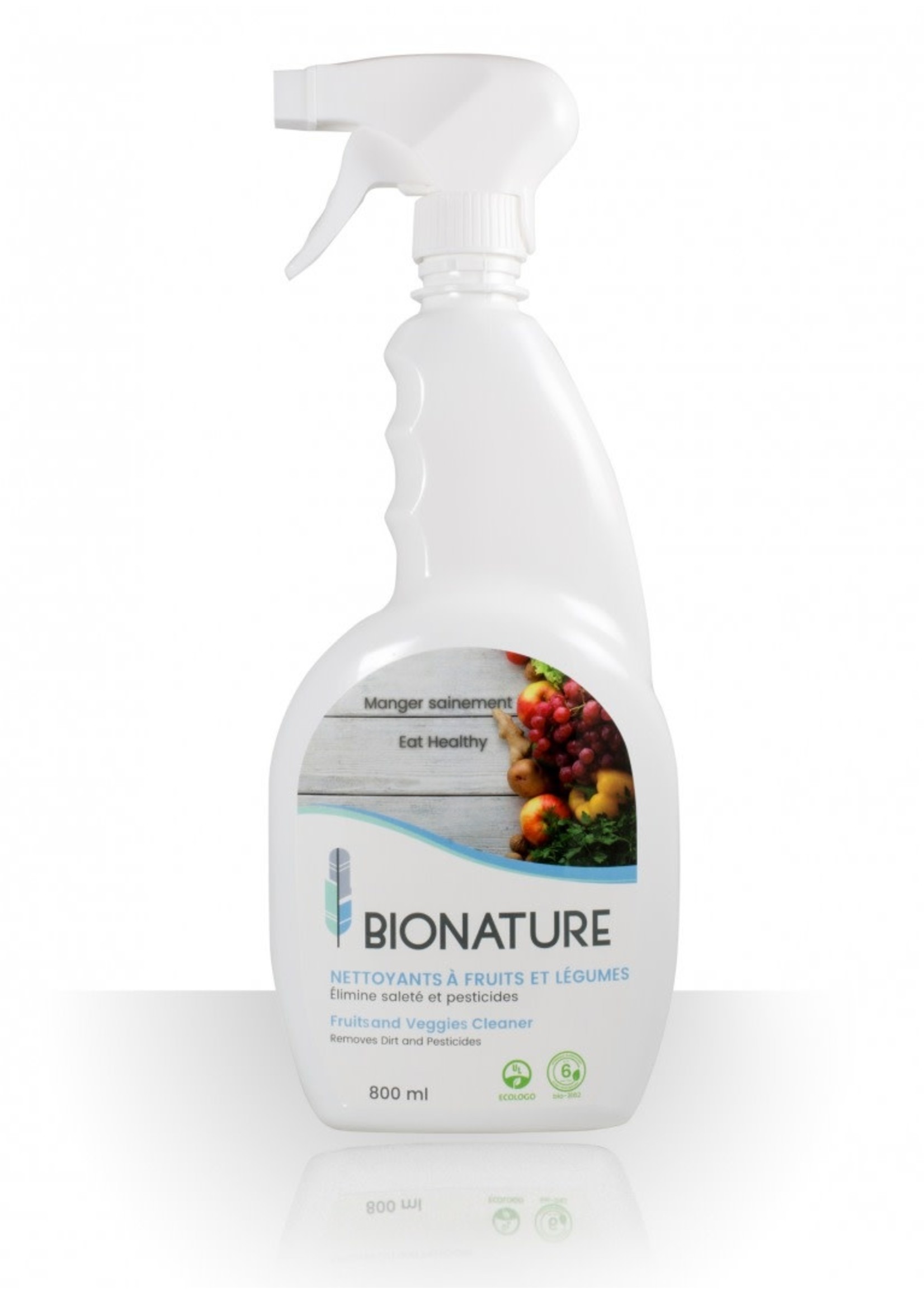 BioNature Nettoyant à Fruits et Légumes 800 ml