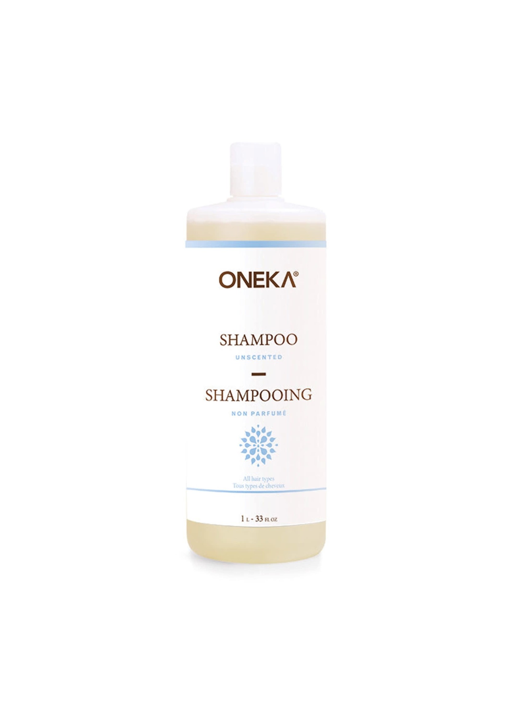 Oneka Shampoing Non parfumé 500 ml - 16 oz