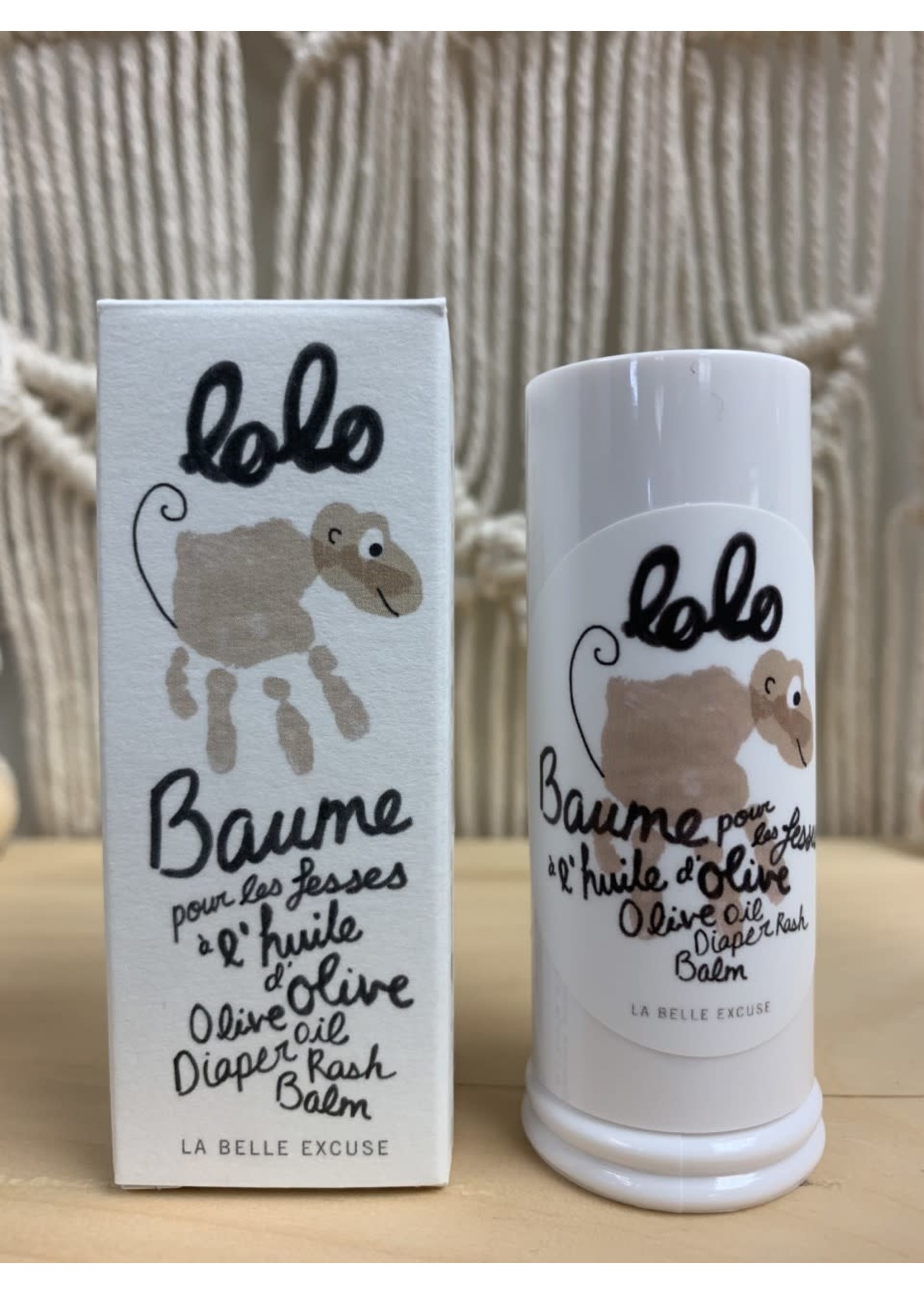 Lolo et moi Baume pour les fesses à l'huile d'olive 12g