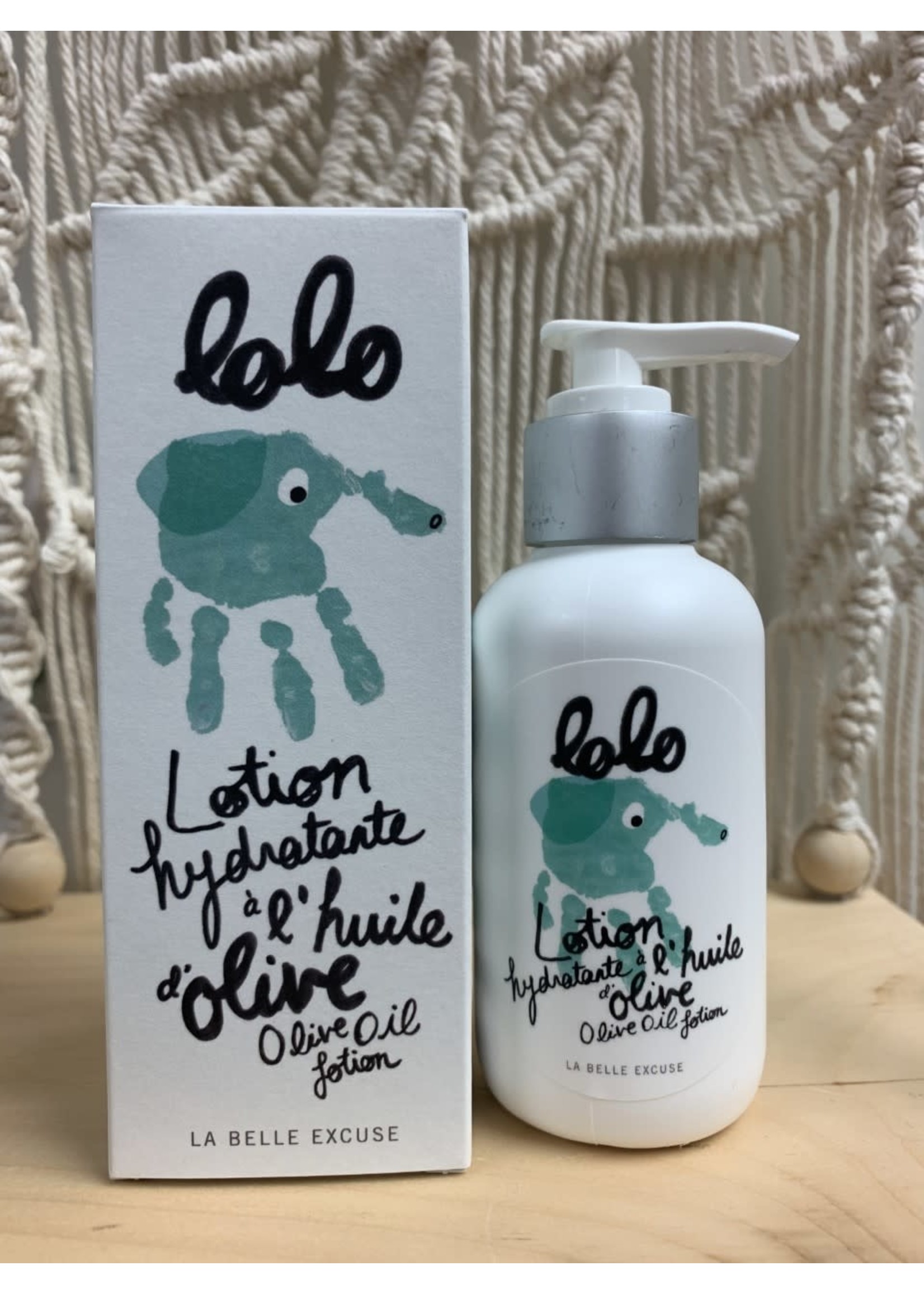 Lolo et moi Lotion hydratante à l'huile d'olive 125ml