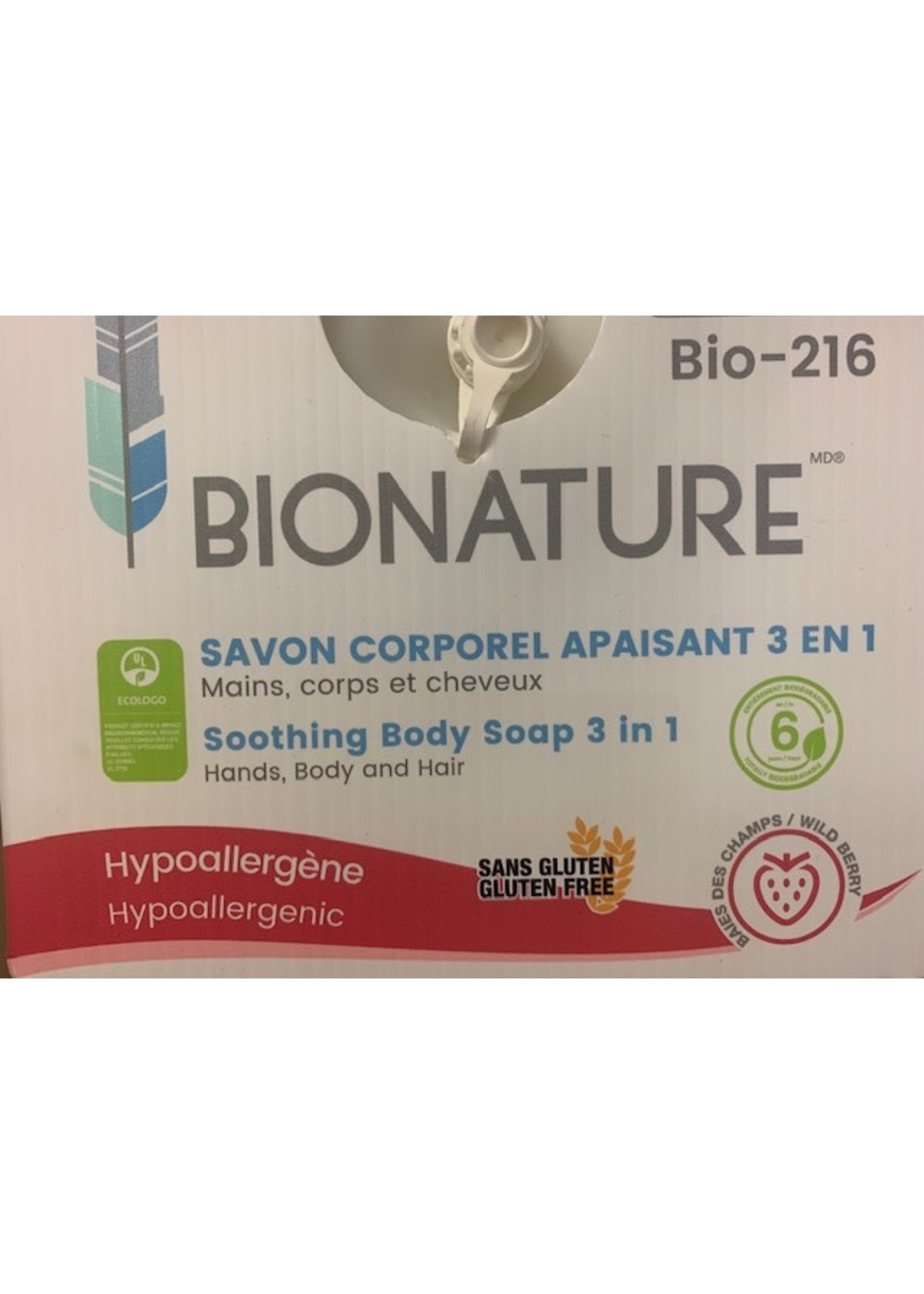 BioNature Savon 3 en 1 Bionature 500 ml