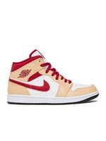 Jordan Jordan 1 Mid Light Curry Cardinal