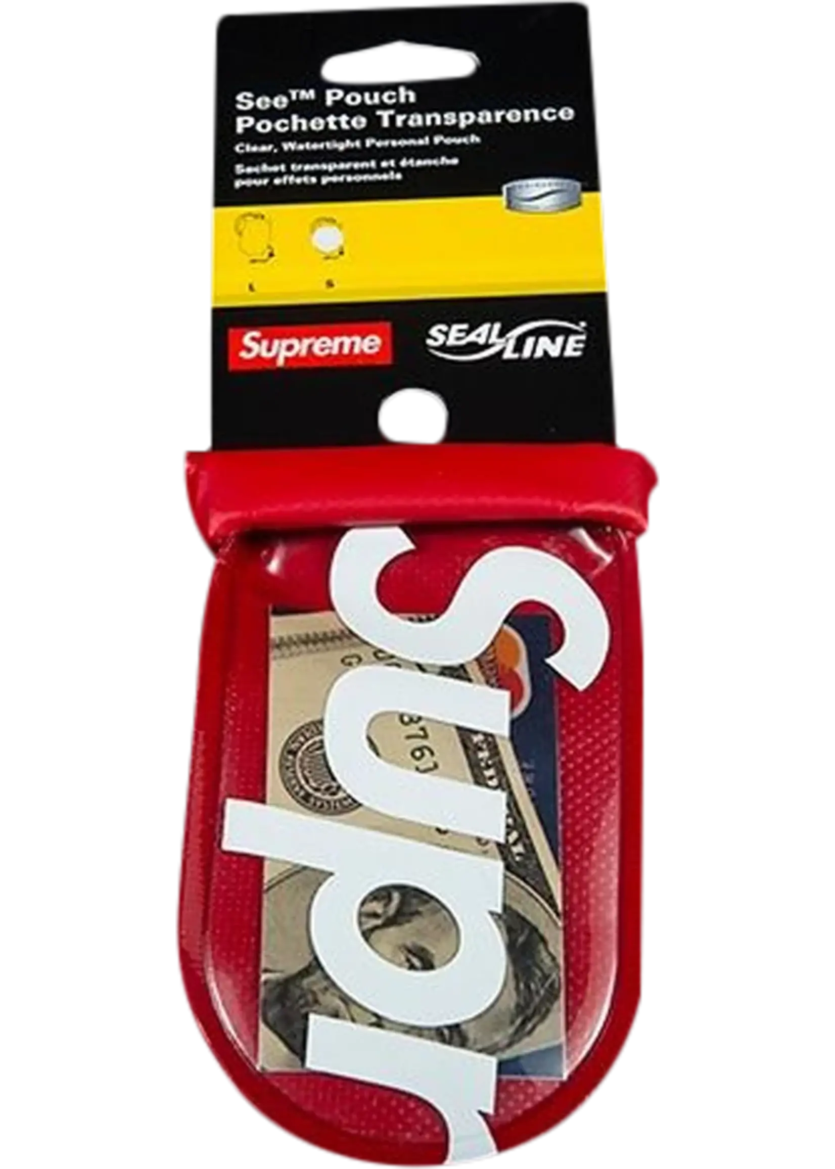 Supreme SealLine See Pouch Small Red