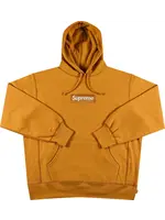 Supreme Box Logo Hoodie Light Mustard (2021)