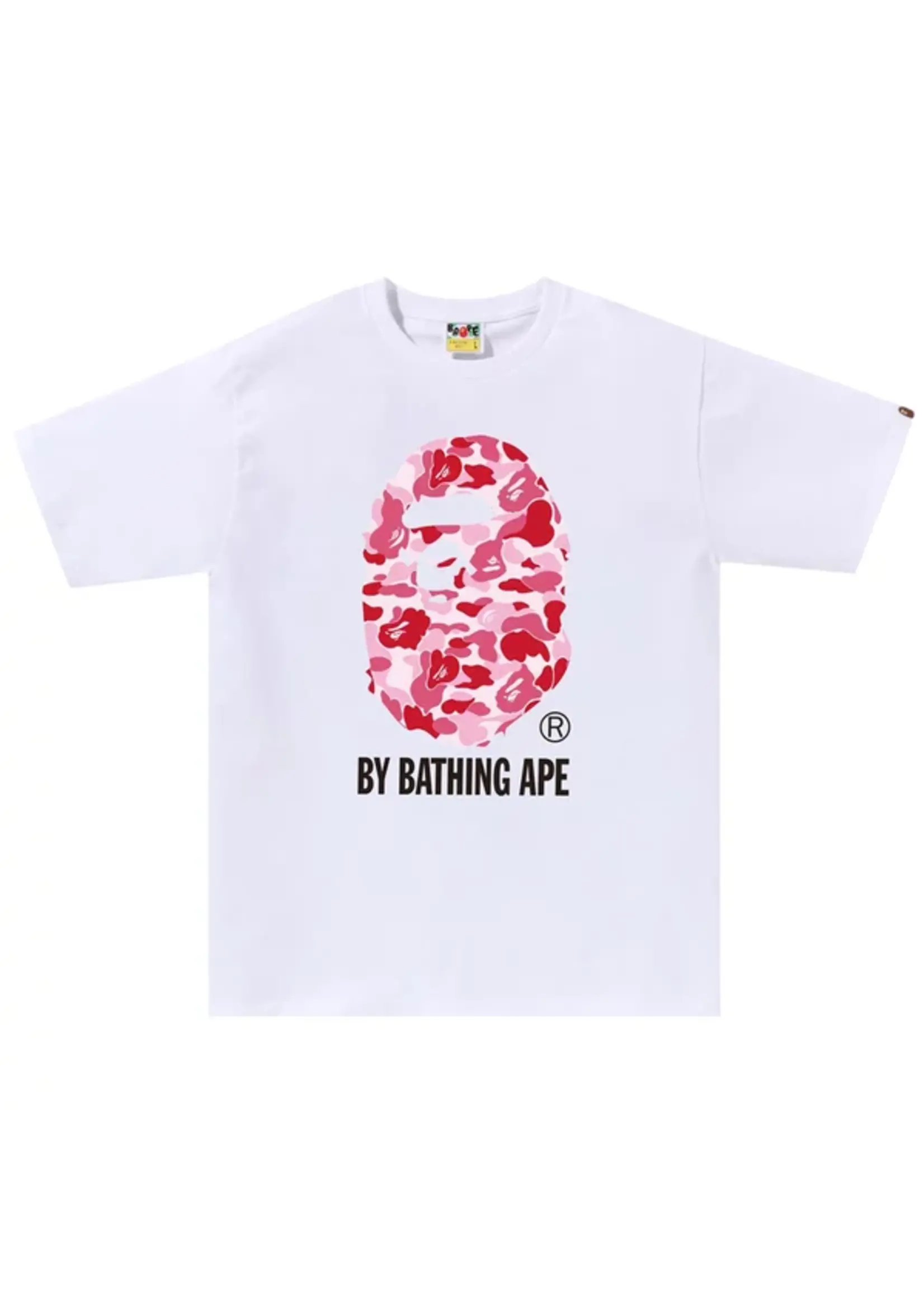 Bape Tee ABC Pink Camo White