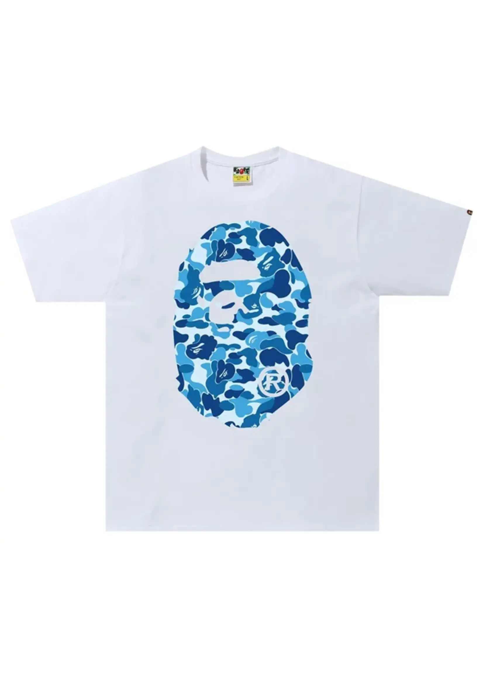 Bape Tee ABC Blue Camo White