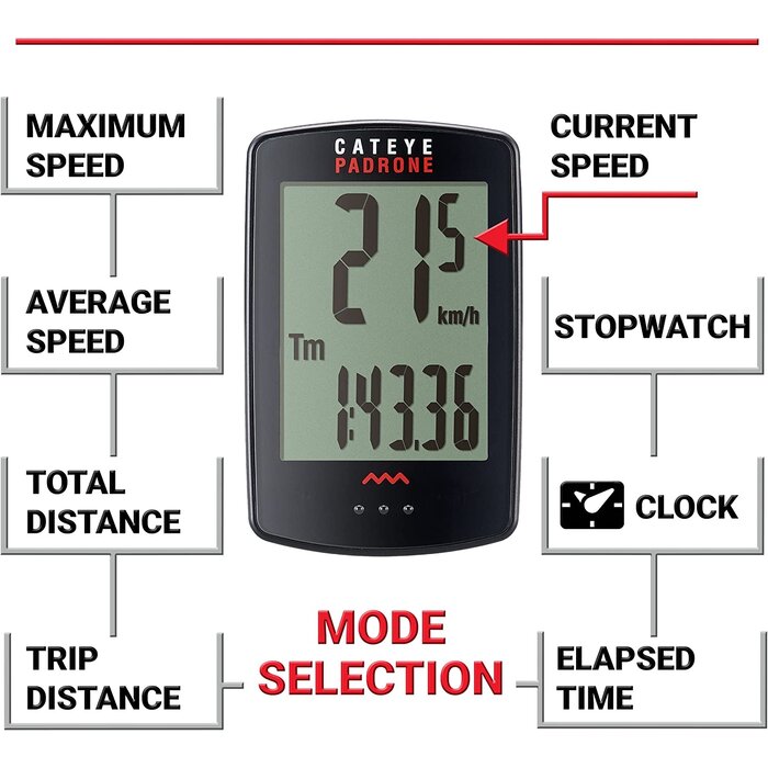 CatEye Cyclo Computer Padrone