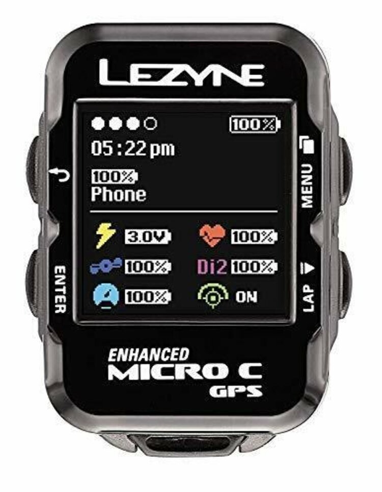 Lezyne, Micro Color GPS, Cyclomètre.