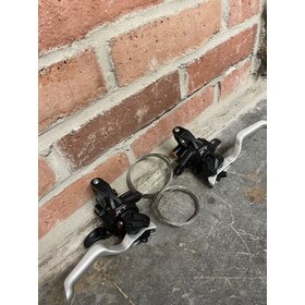 Shimano XT Dual Control Levers For Hydraulic Brakes W/ Hoses & Cables