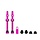 V2, Valve Tubeless, Presta, 60mm, Pink