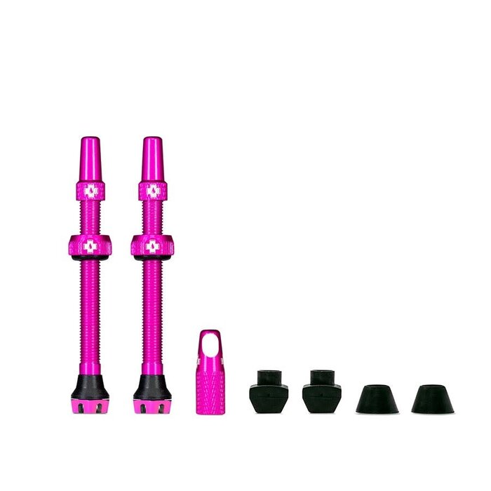 Muc-Off V2, Valve Tubeless, Presta, 60mm, Pink
