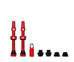 Muc-Off V2, Tubeless Valve, Presta, 44mm Red