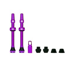 Muc-Off V2, Valve Tubeless, Presta, 60mm, Mauve, Paire