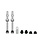 V2, Valve Tubeless, Presta, 60mm, Argent, Paire