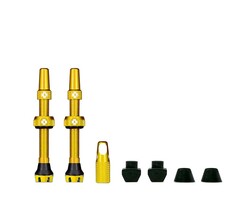 Muc-Off V2, Valve Tubeless, Presta, 44mm, Gold, Paire