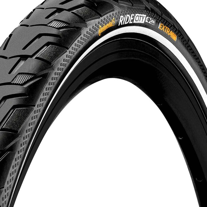 Continental Continental Ride City Tire - 26 x 1.75, Clincher, Wire, Black/Reflex, ExtraPuncture Belt, E25