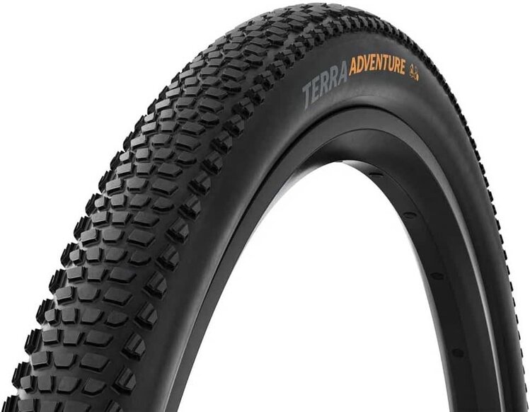 Continental Continental Terra Adventure Tire - 700 x 45, Tubeless, Folding, Black, Grip, Trail Casing, E25