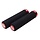 SRAM, Foam Locking Grips, Poignées, Noir/Rouge, Paire