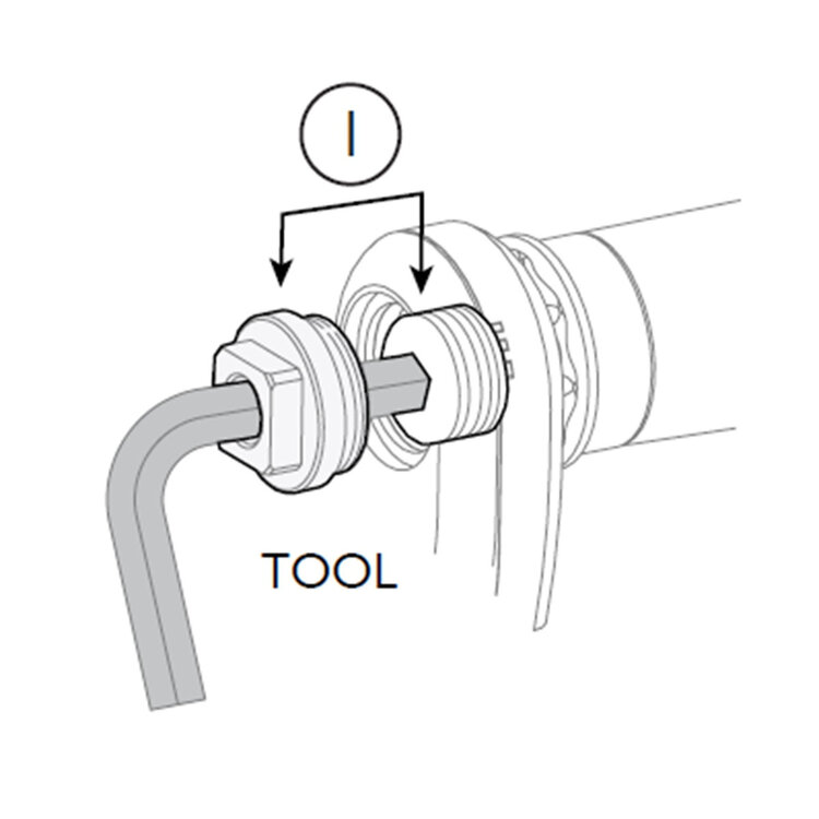 SI Hollowgram SL Crank Extraction Tool, KT013