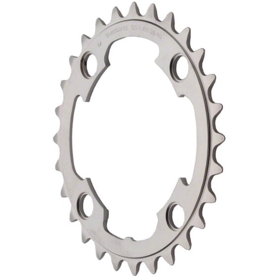 Plateau Chaîne Shimano 30T FC-M672 SLX – 3x10 Vitesses – Argent/Noir – Compatibilité Dynamys