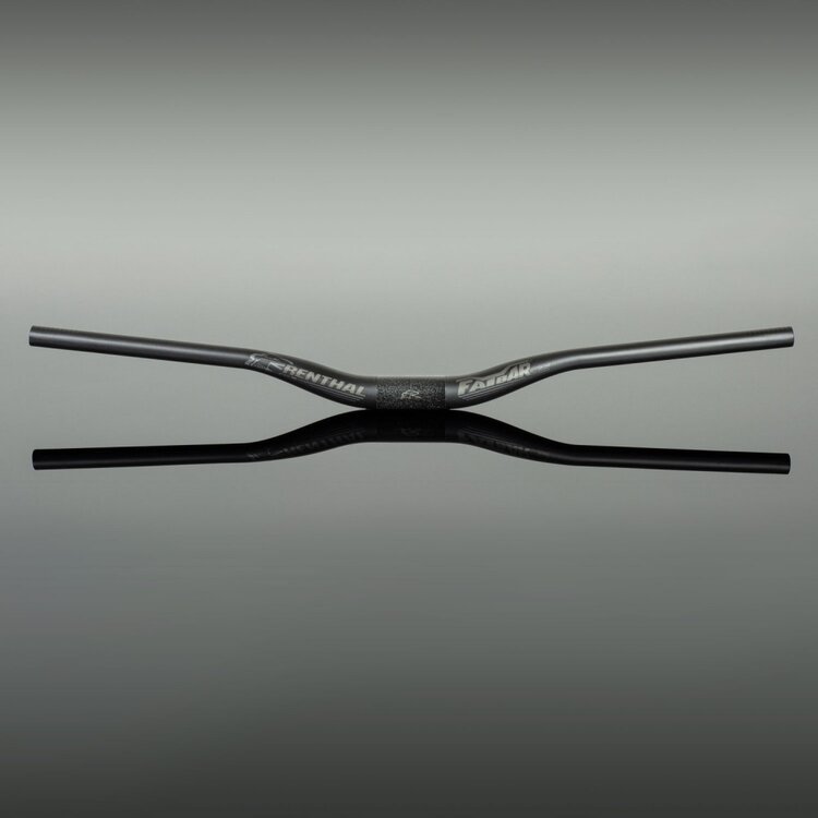 Renthal Renthal, V3 Fatbar Carbon 35, Guidon de VTT, Diamètre: 35mm, 800mm, Élévation: 30mm, Noir