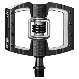 crankbrothers, MALLET DH, Pédales, Corps: Aluminium, Axe: Cr-Mo, 9/16'', Noir / Ressort Noir, Paire