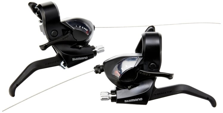 Shimano Shimano, ST-EF41, Shift/Brake lever combo, 3X6sp., Black