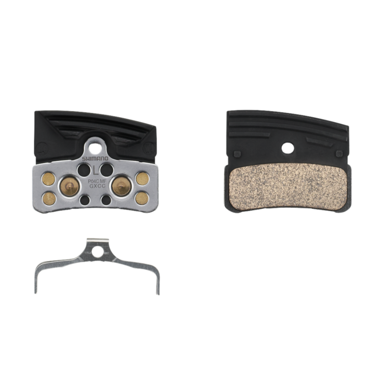 Shimano METAL PAD W/FIN (P04C-MF), PAD SPRING, 1 PAIR ONE