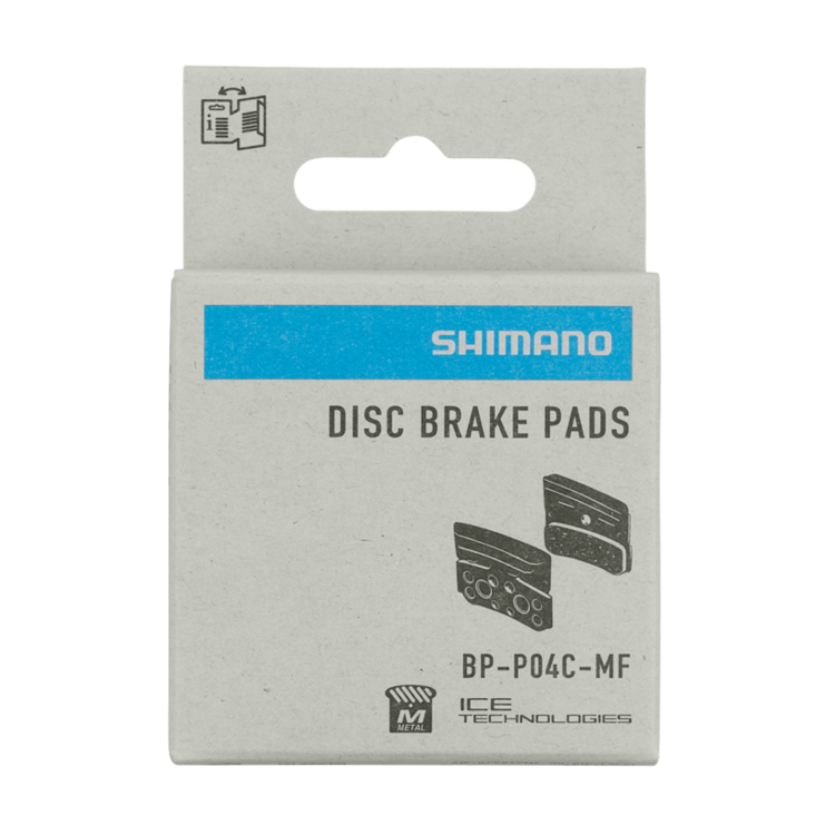 Shimano METAL PAD W/FIN (P04C-MF), PAD SPRING, 1 PAIR ONE
