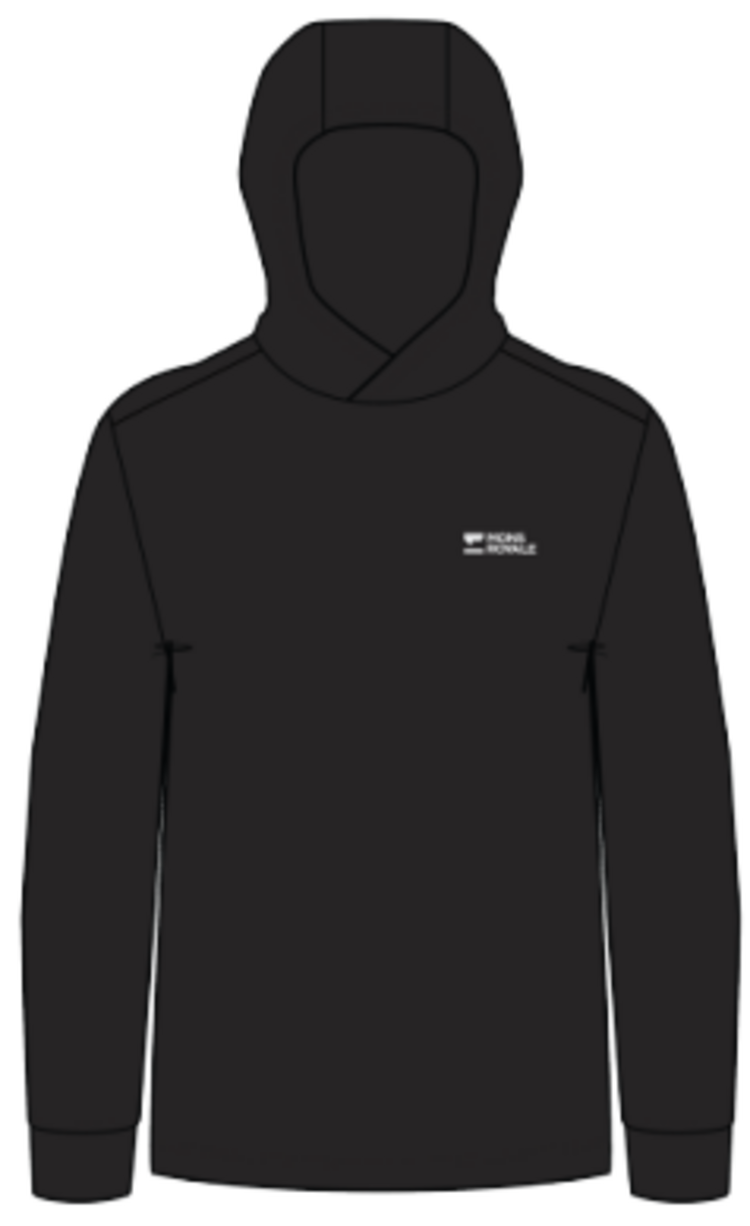 Mons Royale Womens Pivot Merino Long Sleeve Hood Black M