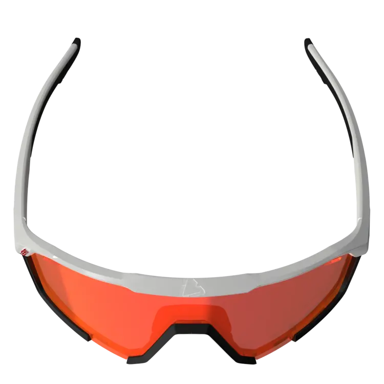 Leatt LEATT SUNGLASSES SPEEDVIZ PRO BLACK/WHITE IRIZ CRYZTAL RED 13 VLT