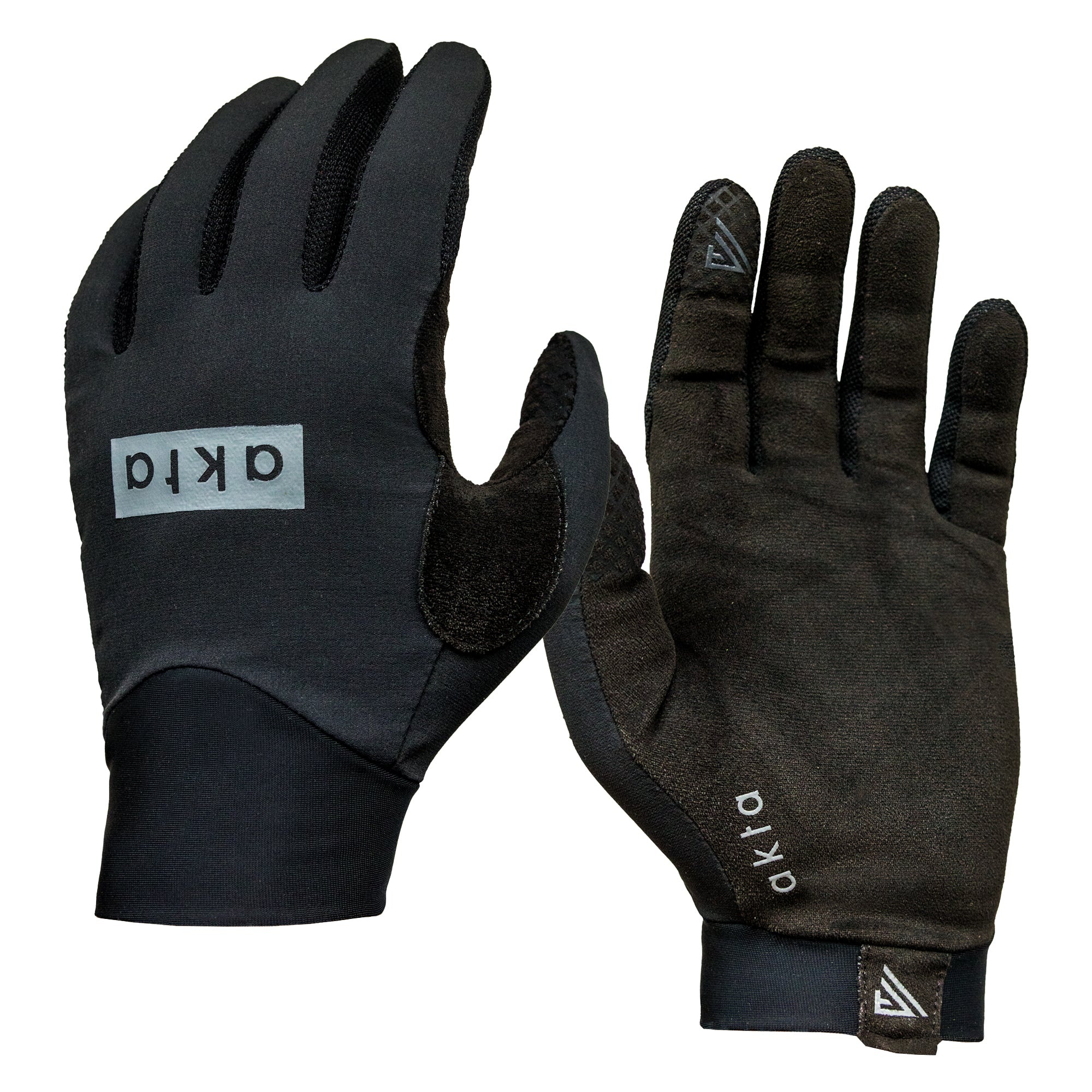Gants de vélo de montagne AKTA Trail noirs