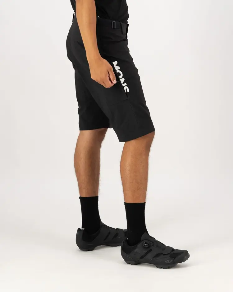 Mons Royale Mens Diversion Merino Trail Shorts Black