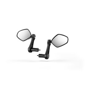 Giant Bar-end Mounted Mirror x 2 Color: Black