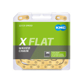 KMC, X-Flat12 Wax, Chain, Speed: 12, 5.2mm, Links: 126, Ti-Gold KMC, X-Flat12 Wax, Chain, Speed: 12, 5.2mm, Links: 126, Ti-Gold