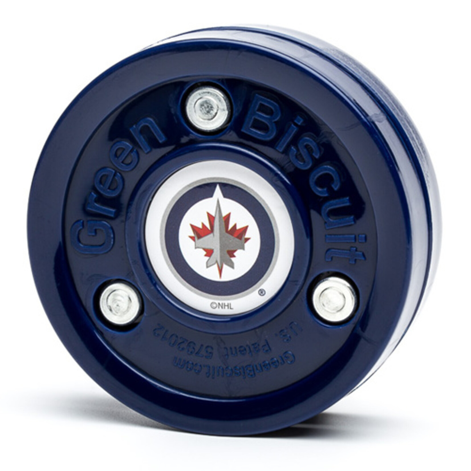 Blue Hockey Winnipeg Jets Green Biscuit