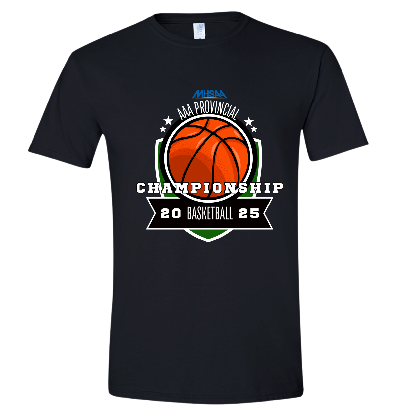 AAA Provincials AAA Provincial Basketball Black T Shirt