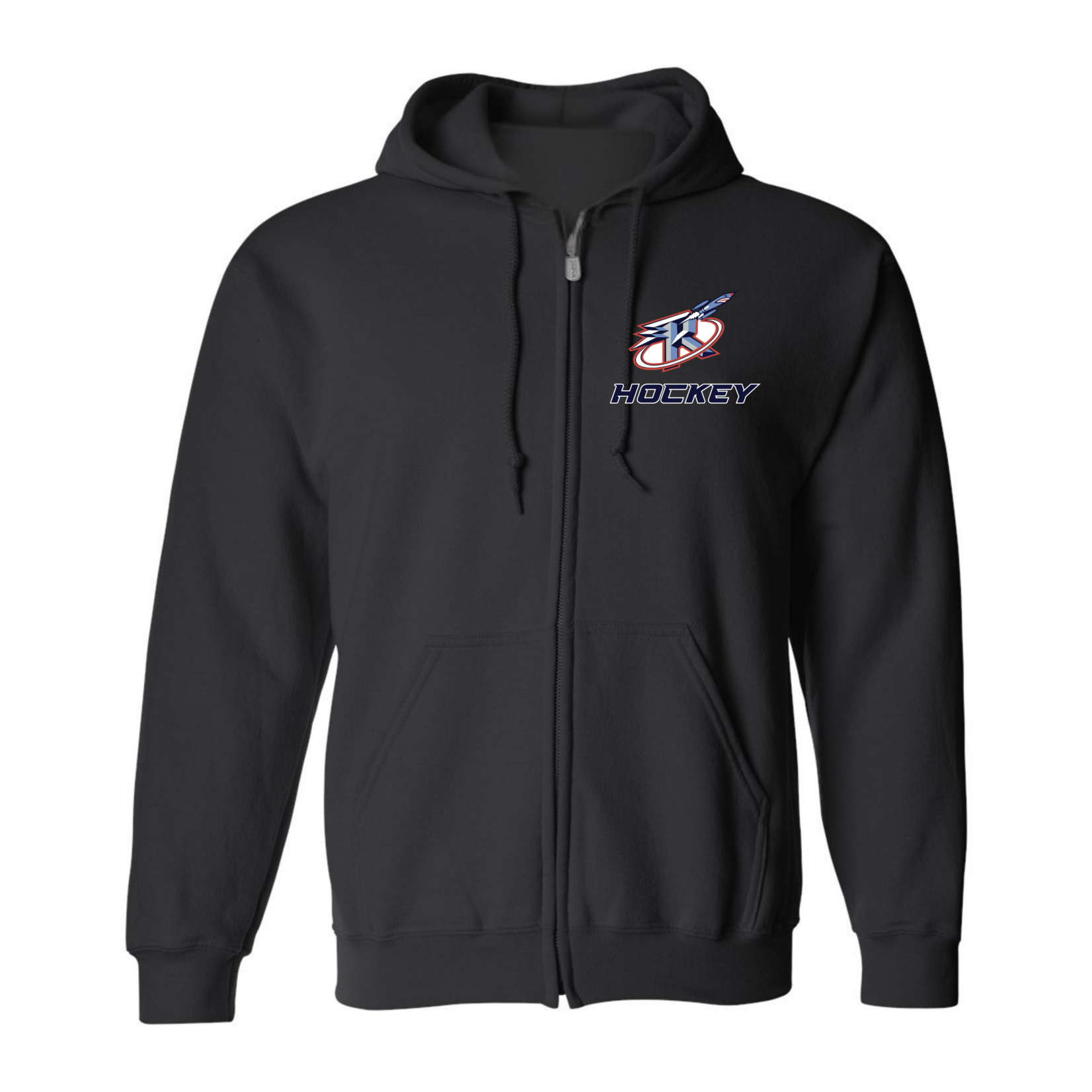 Rockets Hockey Rockets Hockey Zip Ups Hoodie