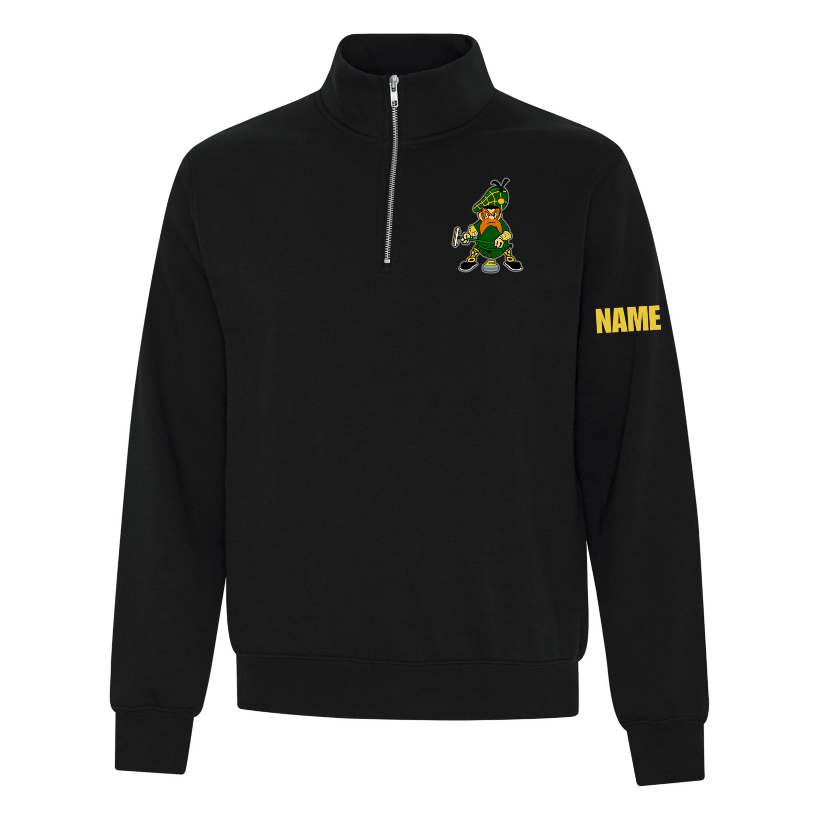 JTC Curling 2025 JTC Curling 1/4 Zip Pullover