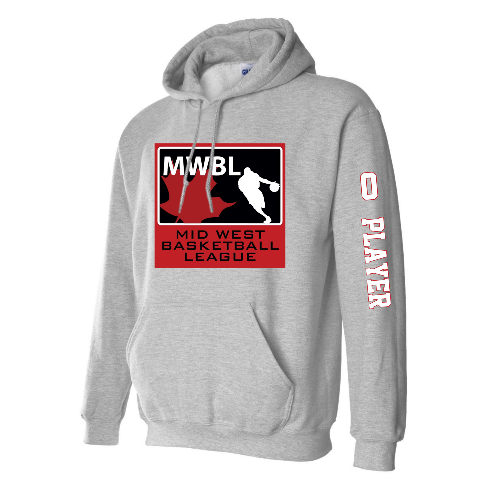 Mid West Basketball Mid West Player Pull Over Hoodie