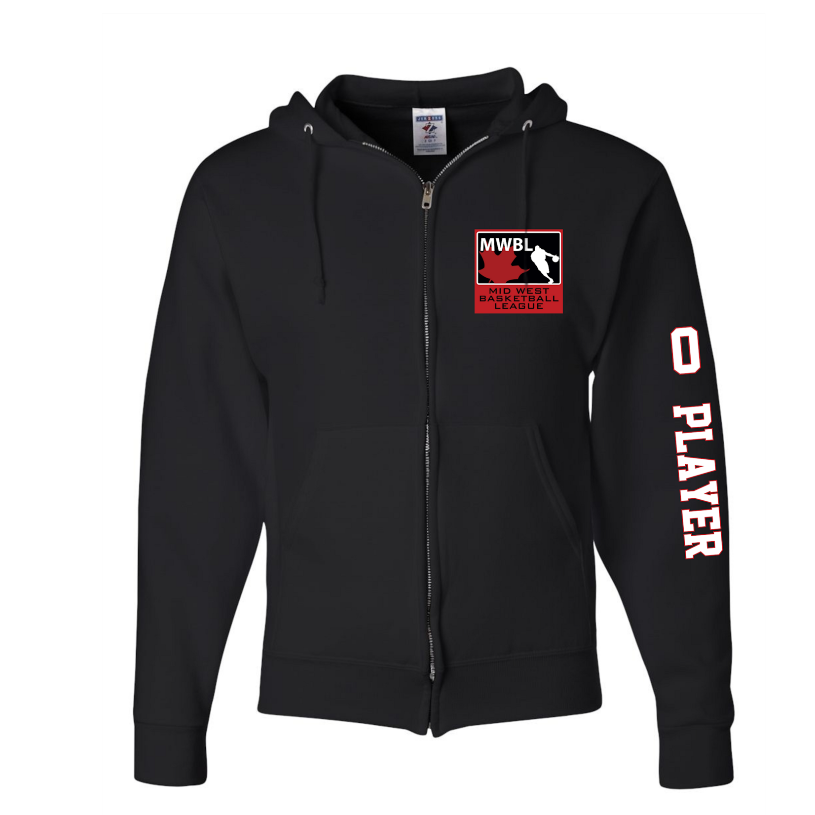 Mid West Basketball Mid West Zip Up Hoodie