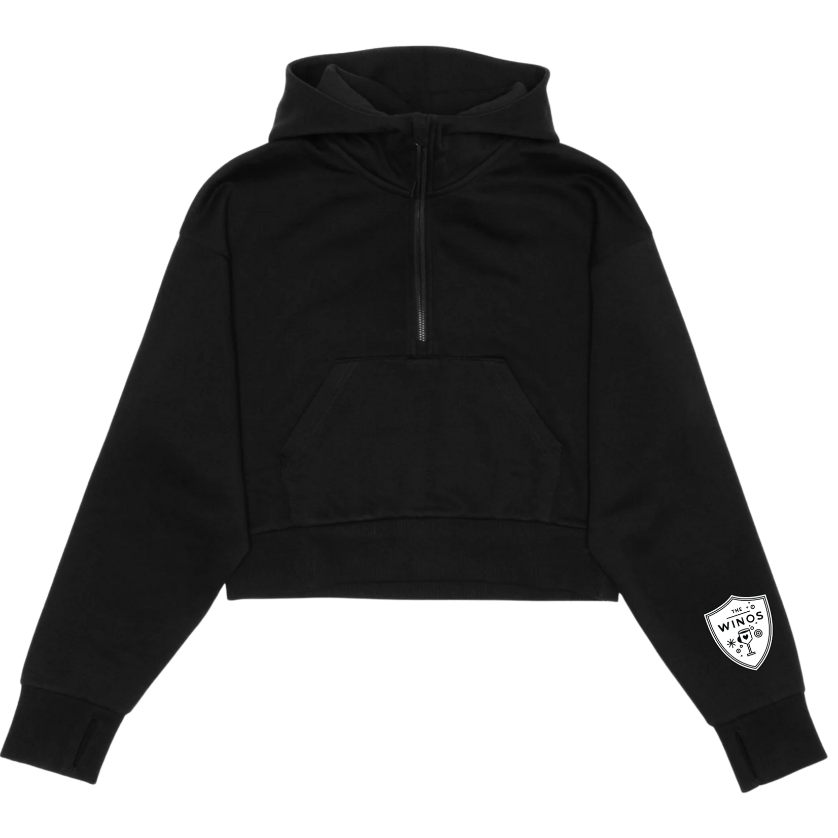 WINOS Hockey Winos 1/2 Cropped Hoodie