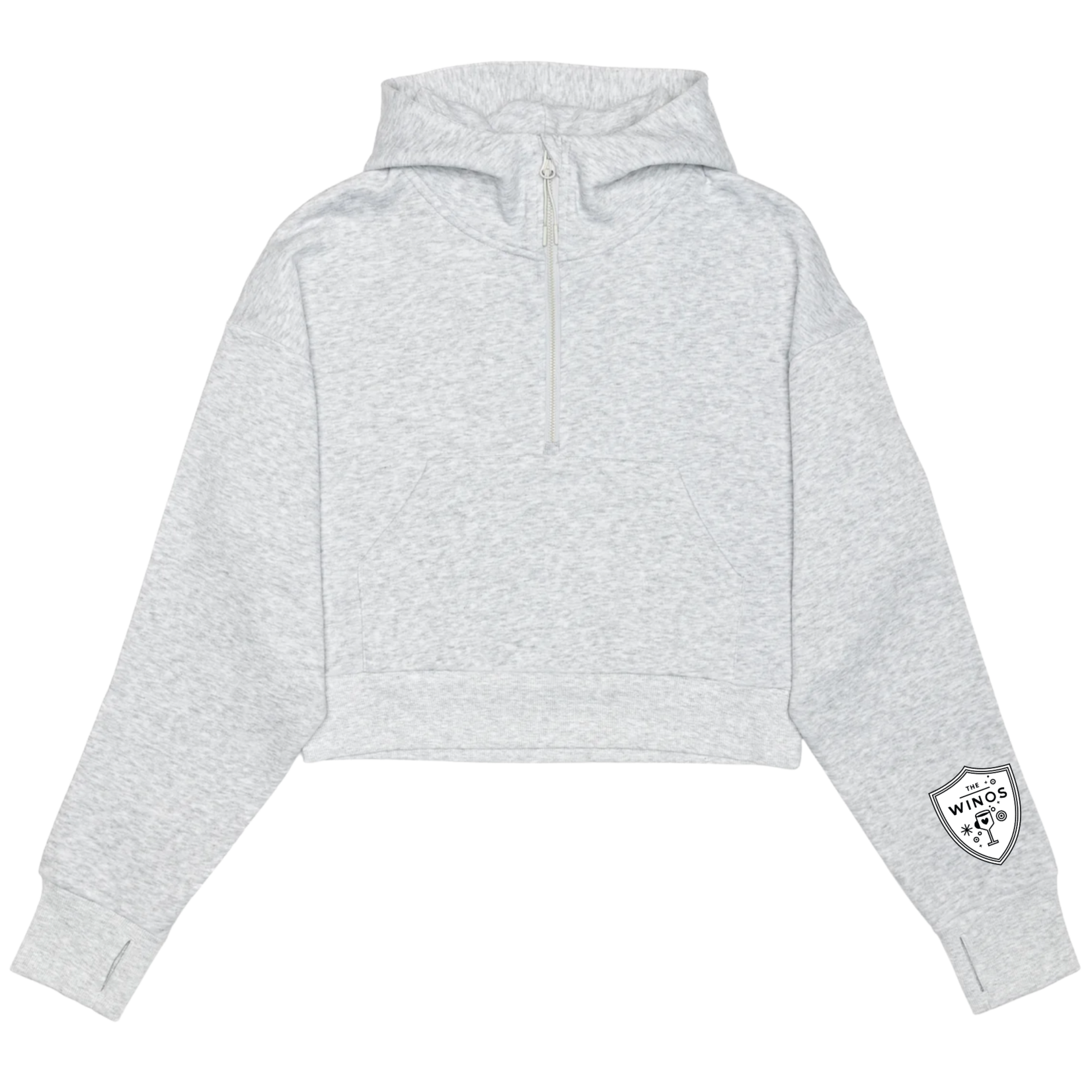 WINOS Hockey Winos 1/2 Cropped Hoodie