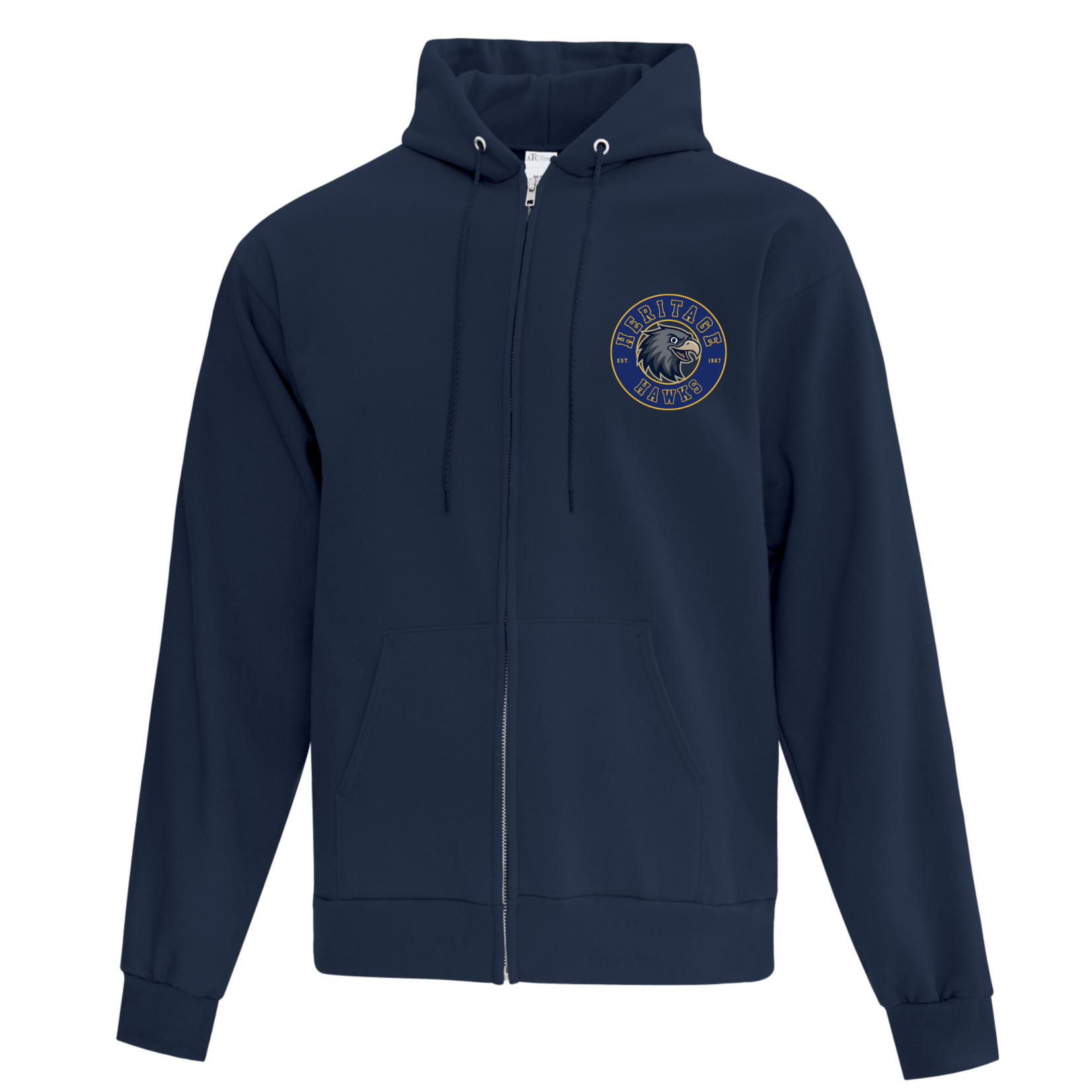 Heritage 2026 Heritage Circle Logo Zip Up Hoodies