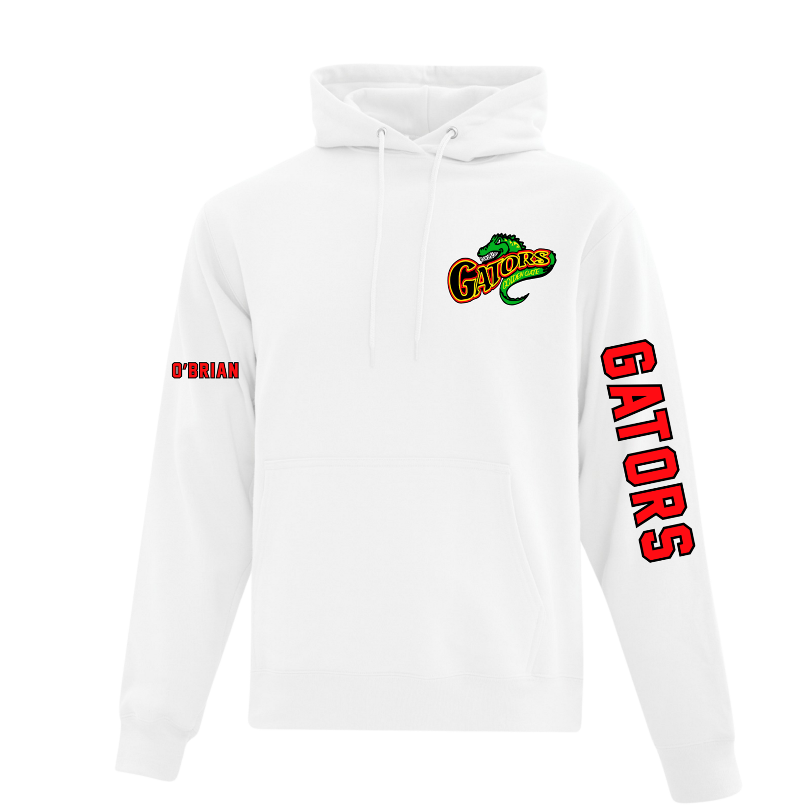 Golden Gate 2026 Gator Hoodie with Name