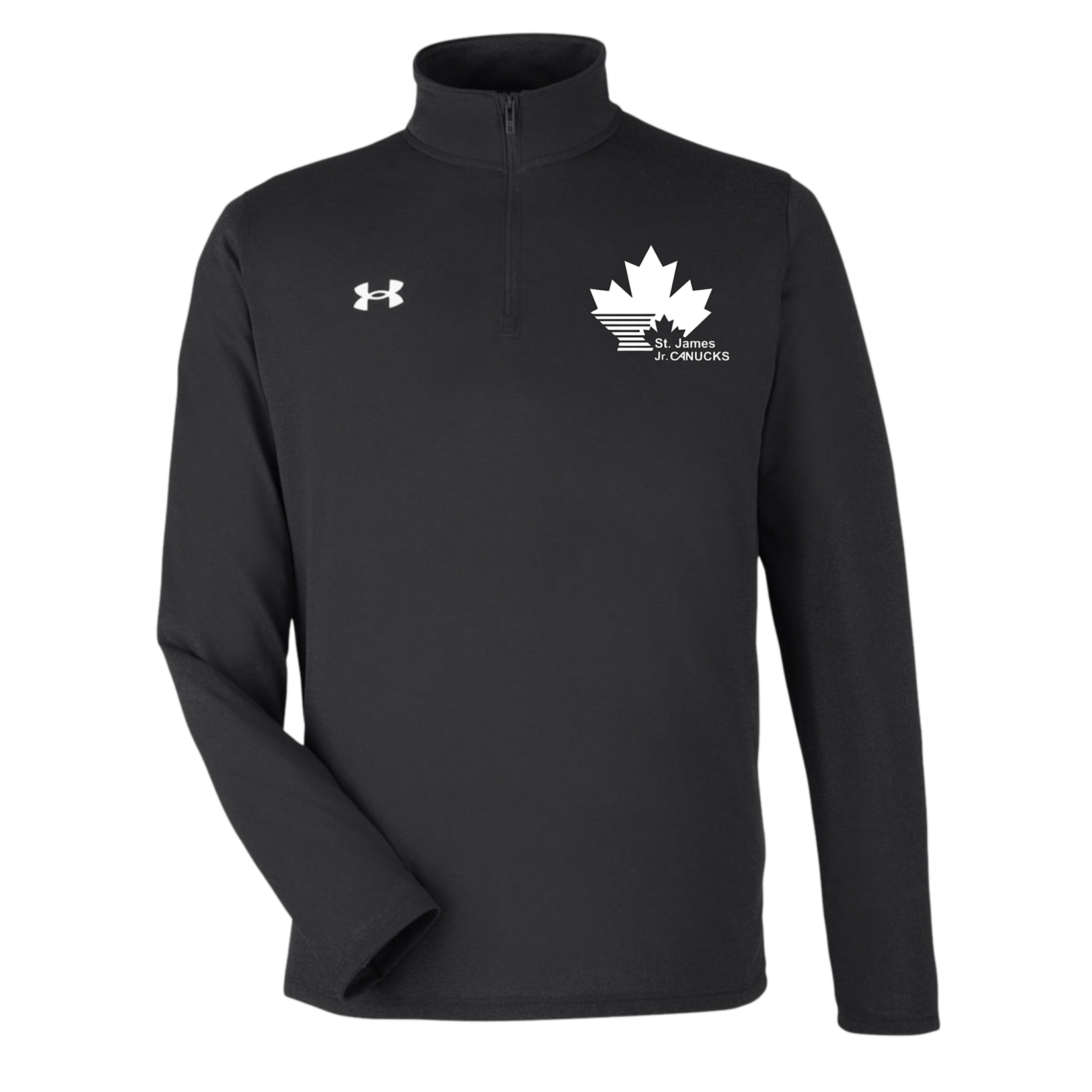 Canucks Canucks Badge Team Tech™ Quarter-Zip Pullover