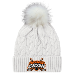 Orange Crush Hockey Orange Crush Fur Pom Pom Toque
