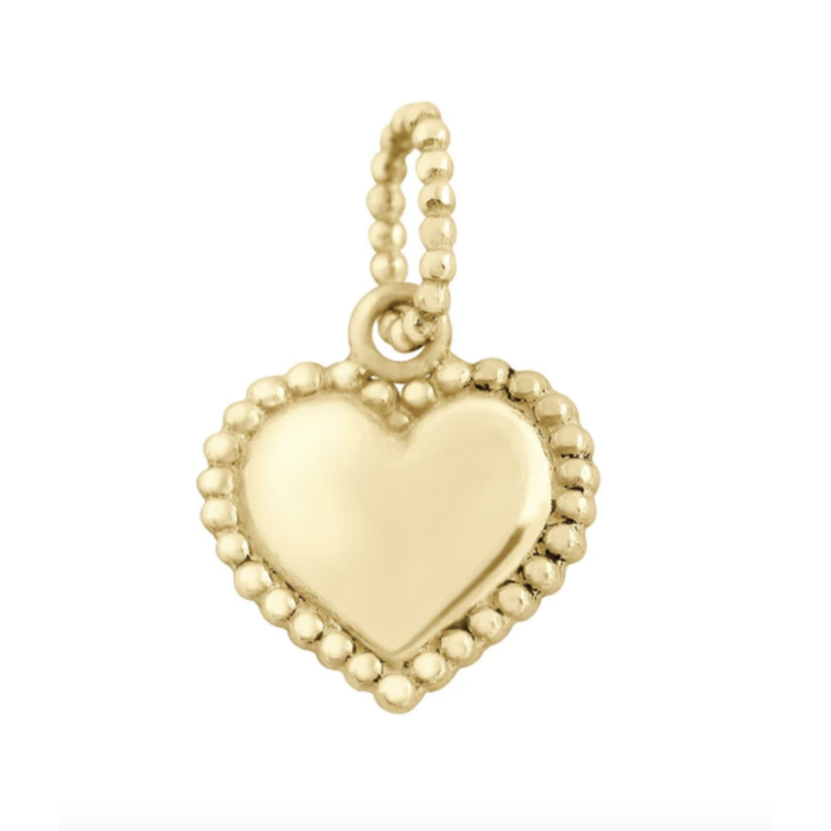 Gigi Clozeau Yellow Gold Lucky Heart Pendant