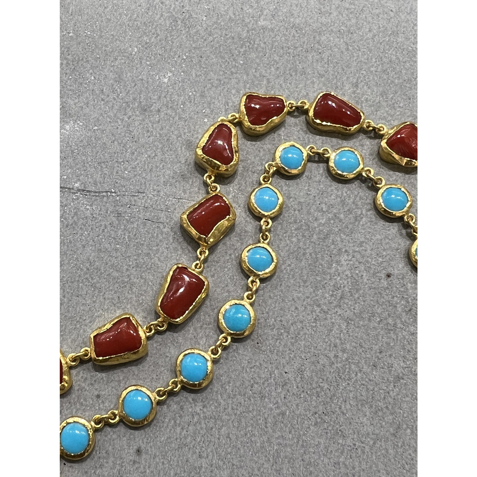 ARA Collection Ara 24k Gold and Turquoise Bracelet